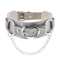 punk choker double layer collar