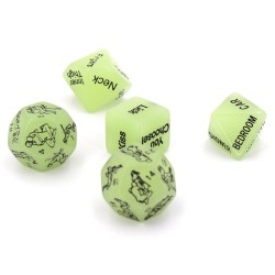 5 luminous sex position dice